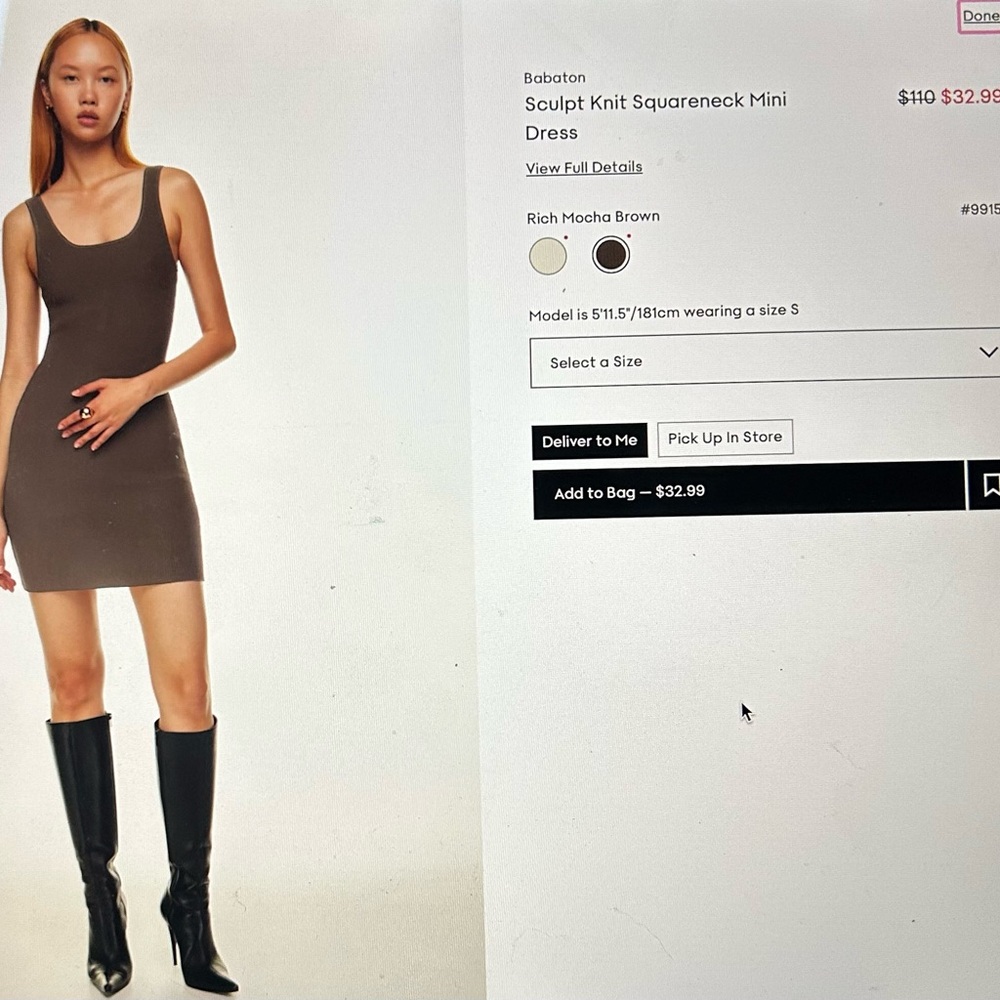 Babaton Green Mini Tight fit dress - Picture 5 of 5